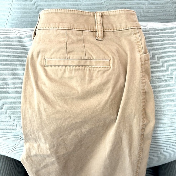Talbots Khaki/Tan Straight Leg Chino. Size 12 Petite. Made with 2% Spandex - Picture 5 of 11